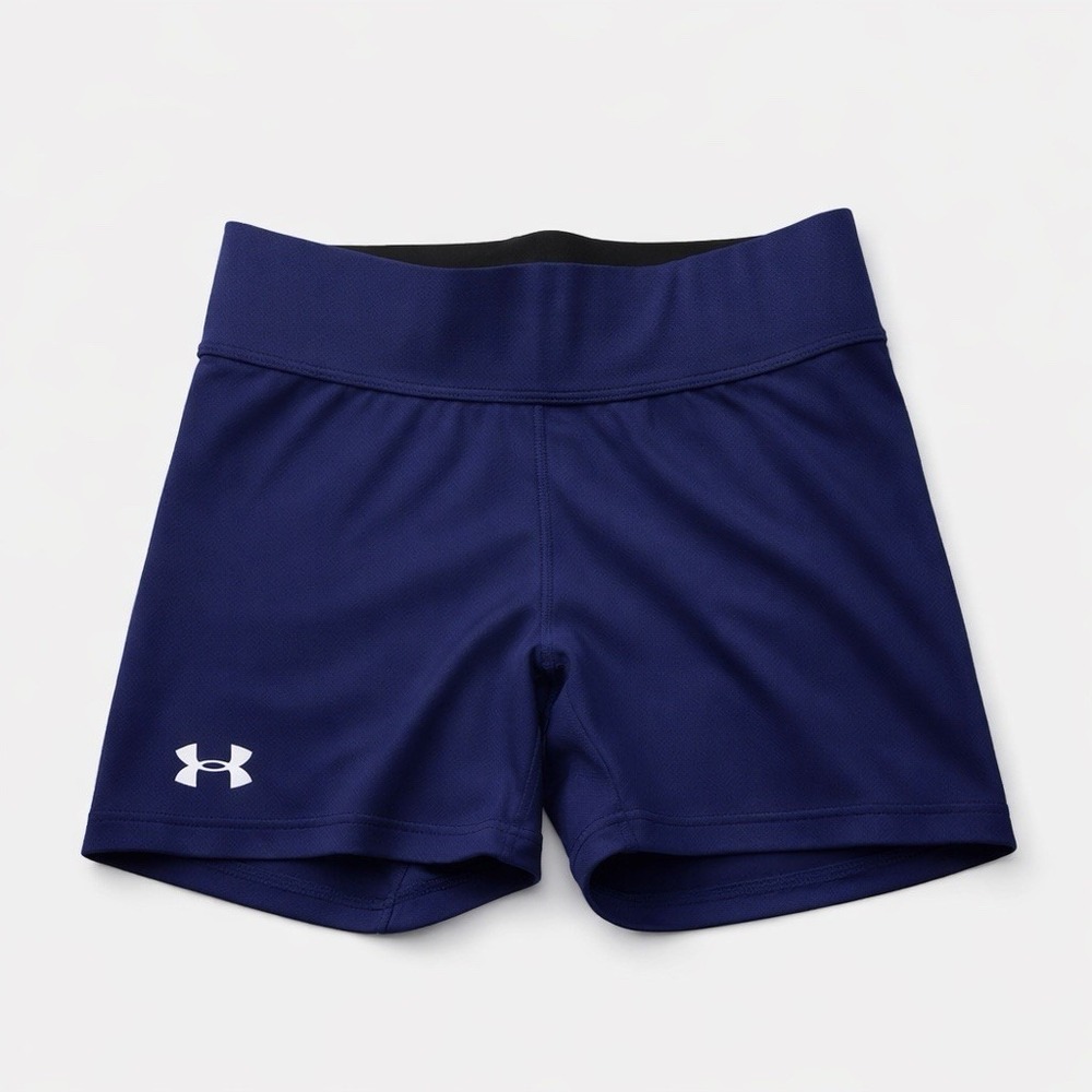 Under Armour HeatGear Compression Running Short‎ Women's Navy Medium Athletic
